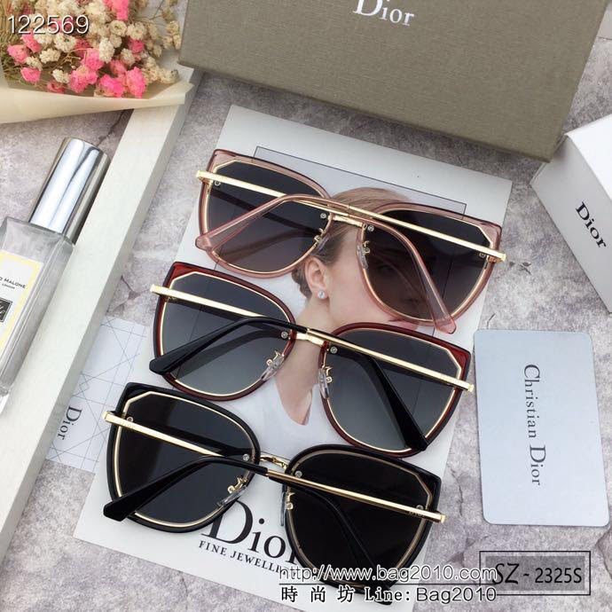 DIOR-迪奧 2019新款 太陽鏡 減輕強光負擔 遮擋有害光線防輻射 出行旅遊必備品 2325S  lly1181